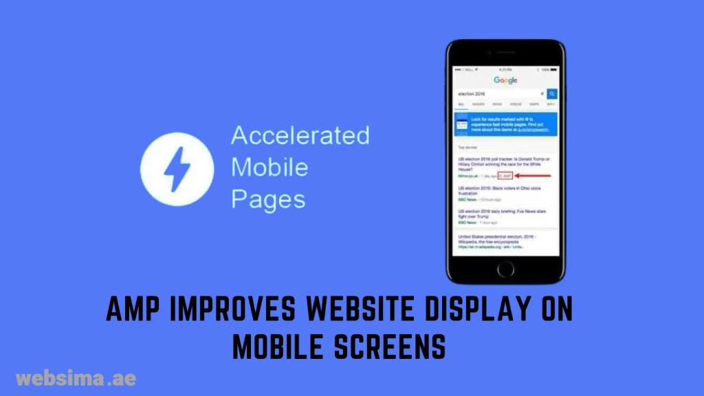 Accelerated Mobile Pages is a framework developed by Google to enhance website display on mobile phones.