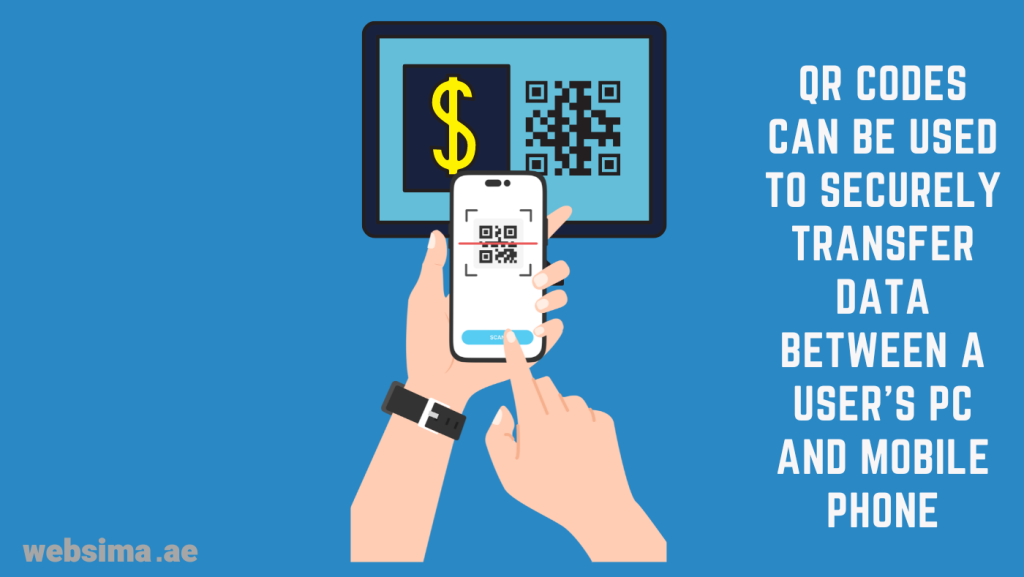 QR codes provide a secure way to transfer data between devices.