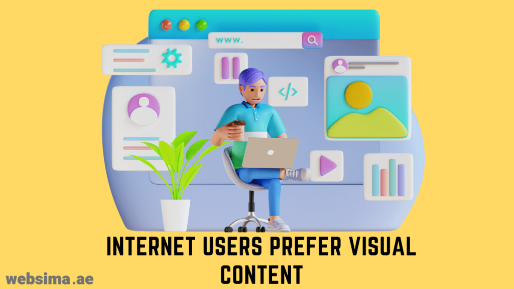Visual content is more attractive for online users