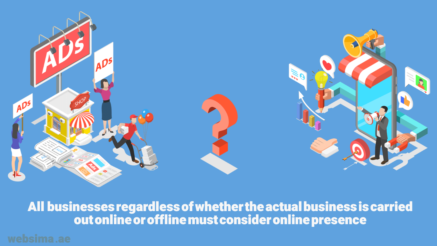 Importance of online presence for offline business - Websima DMCC