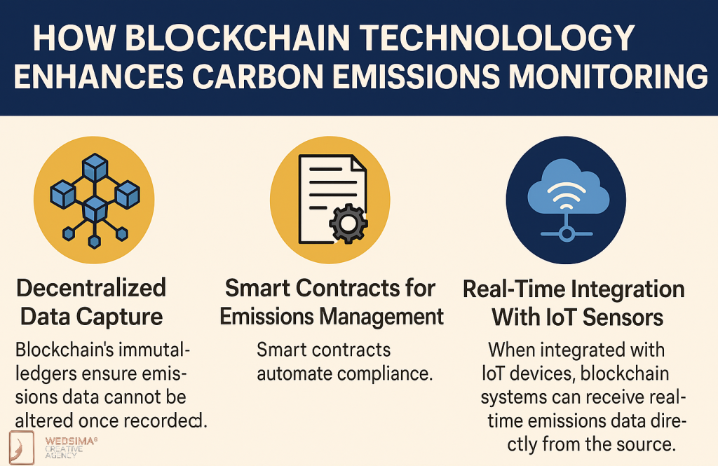 How Blockchain Technology Enhances Carbon Emissions Monitoring