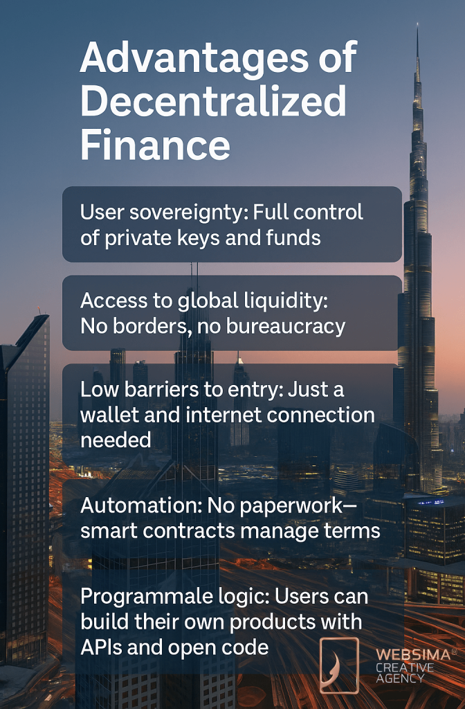 Centralized vs Decentralized finance in UAE; advantages of decentralized finance
