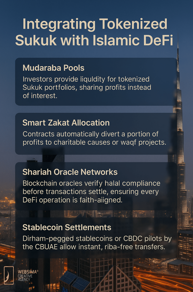 integrating tokenized sukuk Dubai with Islamic DeFi