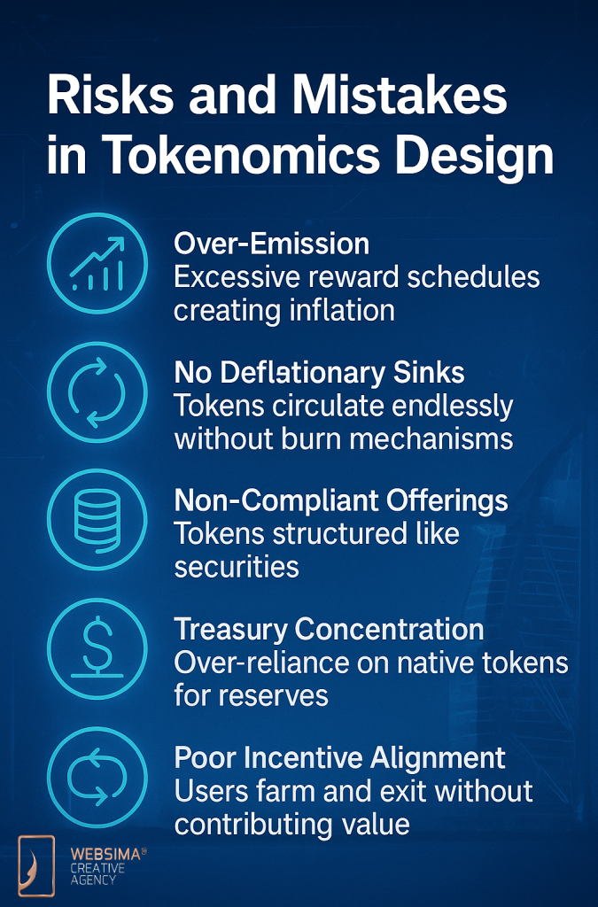 Risks of designing tokenomics UAE